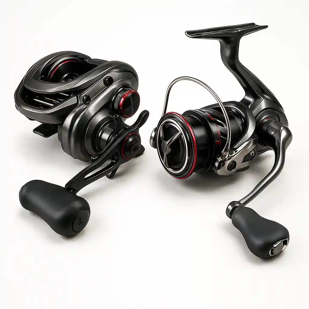 haspelrulle och multirulle i samma bild